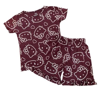 Kitty Shorts Set (2-8 Years)