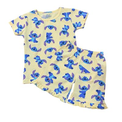 Yellow &amp; blue colour shorts Set (2-8 Years)
