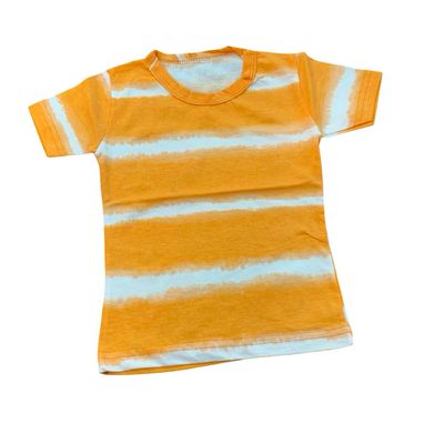 Orange White Top (6-12 Months)