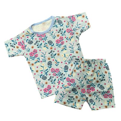 Blue Floral Short Set (2-3 Years)