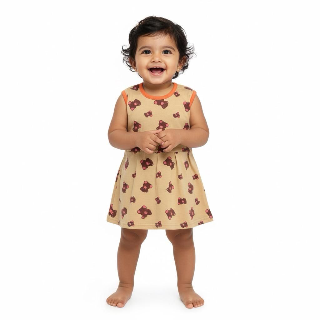 Teddy Frock (3 Months- 4 Years )