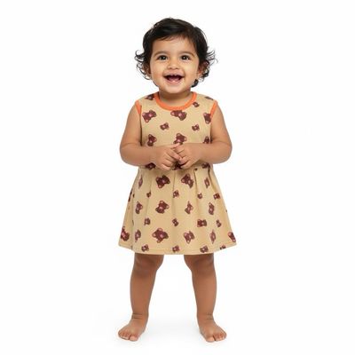 Teddy Frock (3 Months- 4 Years )