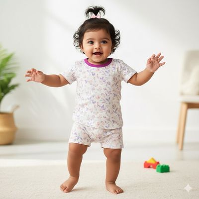 White Short Set (1-3 Years)