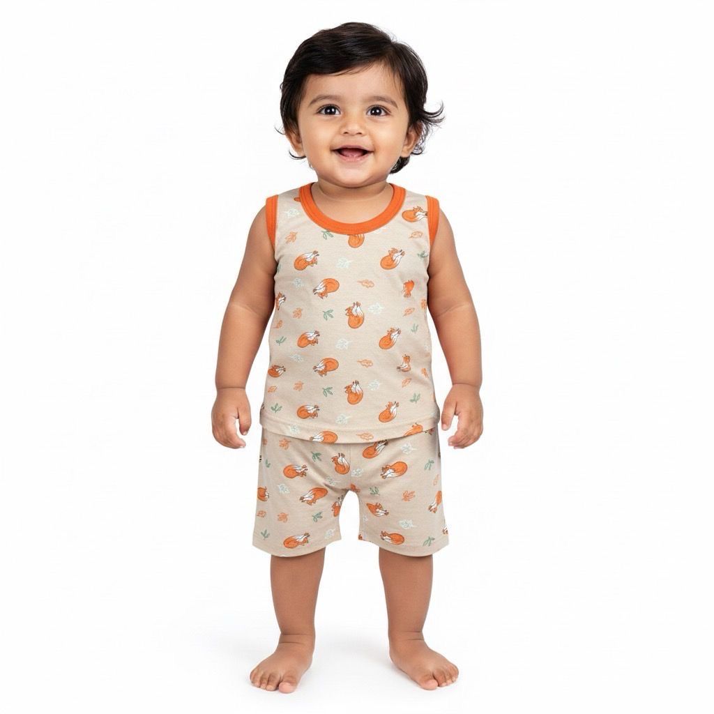 Orange Short Set (3 Months-3 Years)