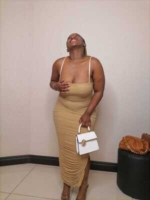ALWAYS READY RUCHED DRESS