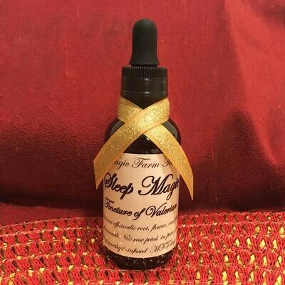 Valerian Tincture - &quot;Sleep Magic&quot; - 2oz Amber Glass Bottle w/ Dropper