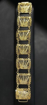 Pulsera de cuadros filigrana