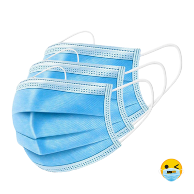 3 PLY Blue Mask