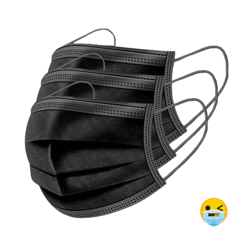 3 PLY Black Mask
