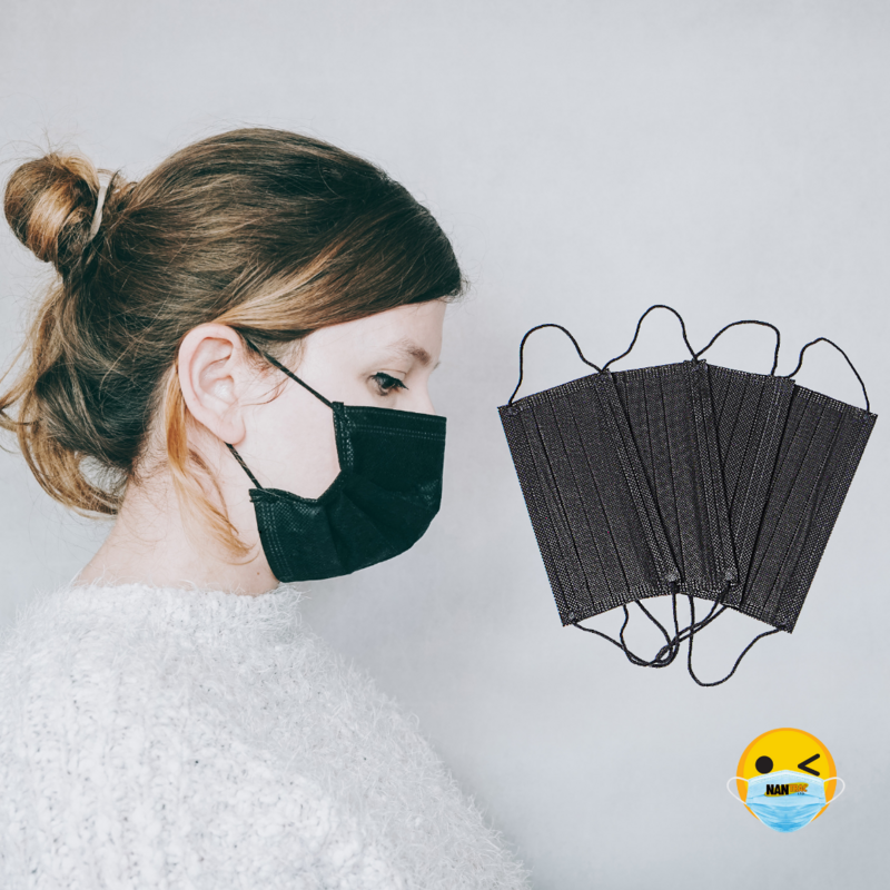 4PLY Premium Face Mask BLACK