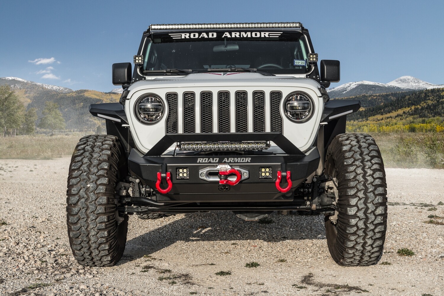 STEALTH BUMPER WITH GUARD - ROAD ARMOR - JEEP WRANGLER JL - JT