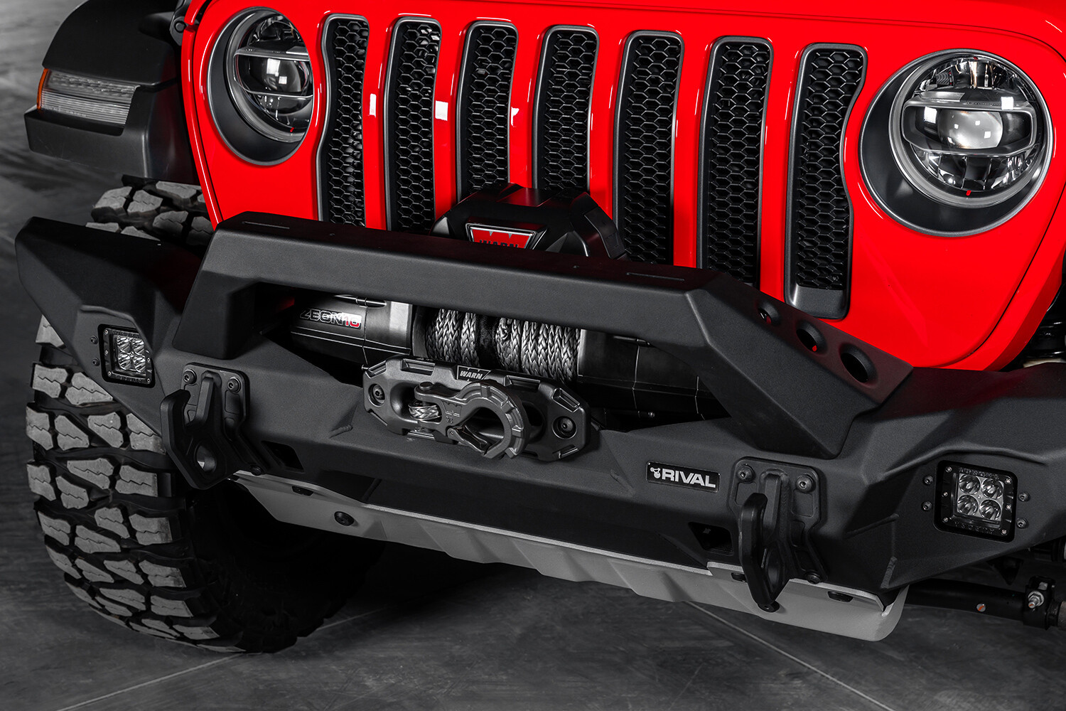 ALUMINIUM FRONT BUMPER RIVAL JEEP WRANGLER JL JT