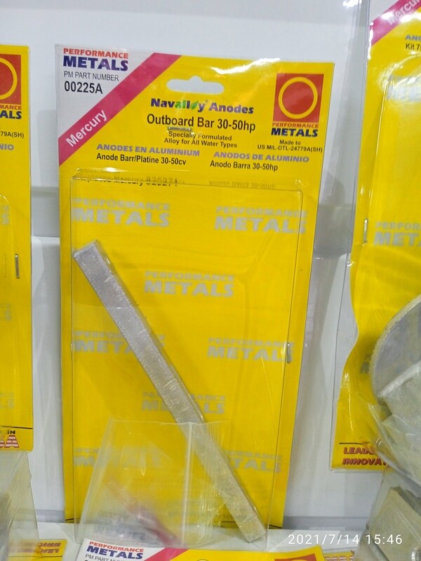 ANODOS MERCURY OUTBOARD BAR 30-50HP