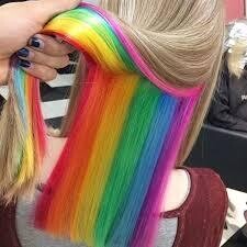 rainbow hair colors