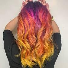 rainbow hair colors