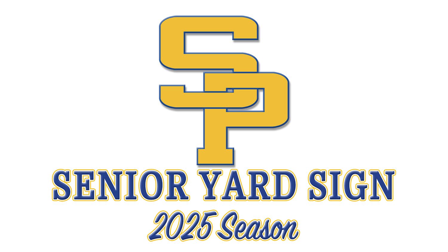 SPS Football ~ 2025 Senior Yard Sign
