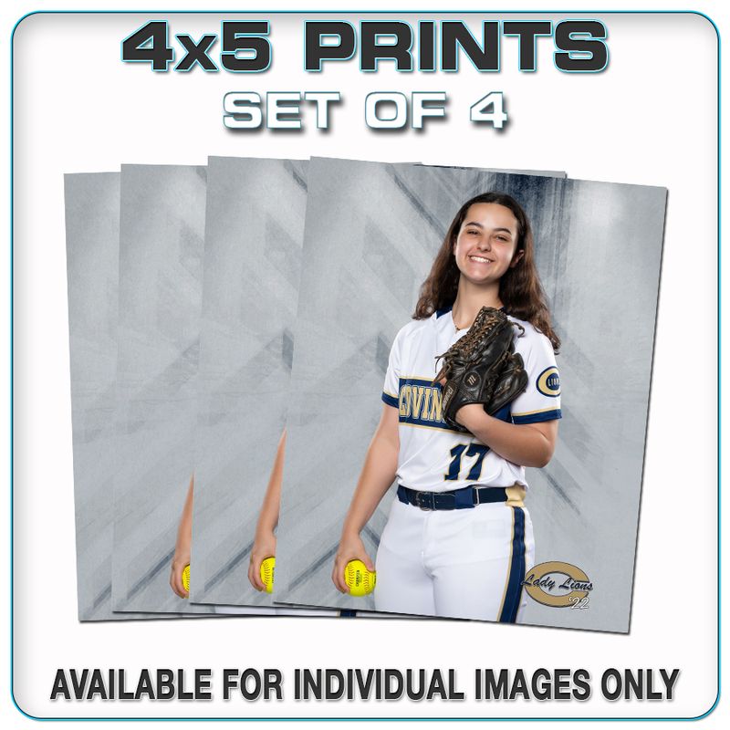 4x5 Individual Print (Set of 4)