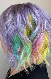 rainbow hair dye