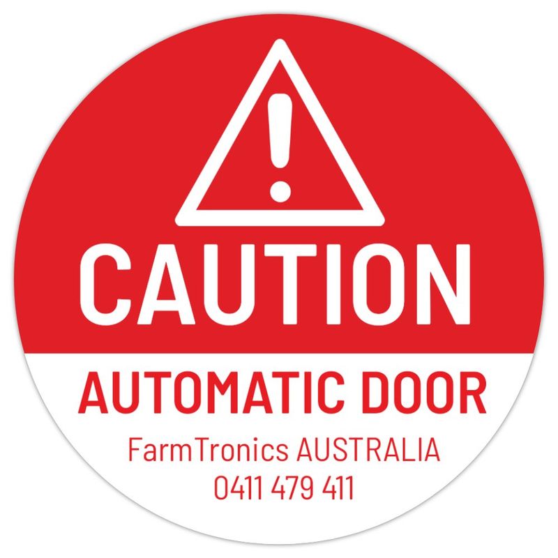 CAUTION Sticker (Six Pack)