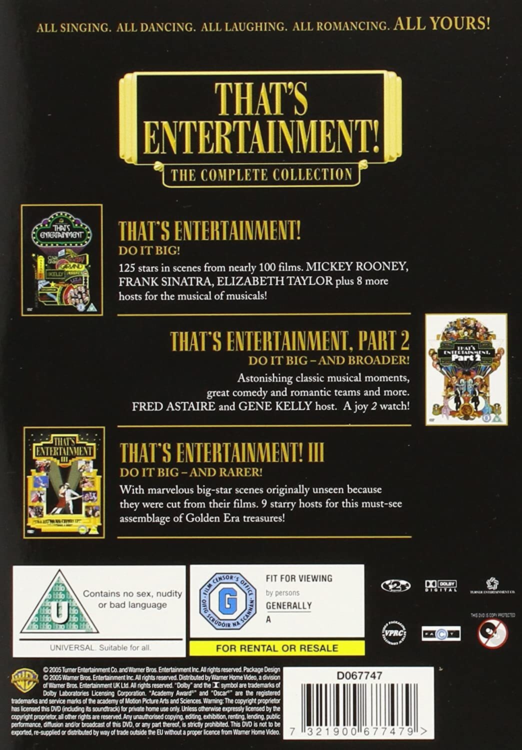 That's Entertainment: The Complete Collection [DVD] [2007] [2005]