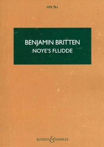 Benjamin Britten: Noye's Fludde Op.59 (Study Score) - Sheet Music