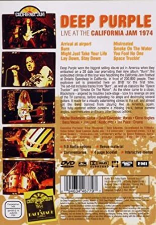Deep Purple: Live In California 74 [DVD] [2006]