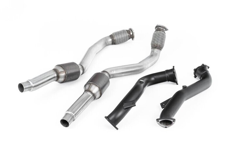 RS6 C8 Downpipes (met Sport Cat) - Non OPF Filter Model