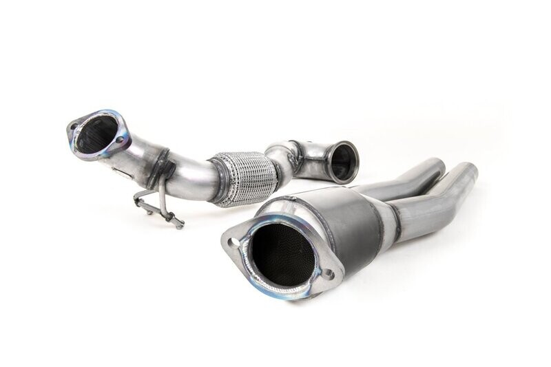 Audi S8 D4 Downpipes met HI-Flow Sport Cats