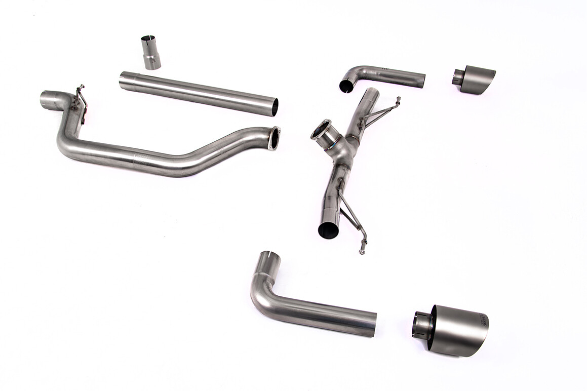 OPF Back Golf 8 GTI Clubsport 4.5" Brushed Titanium Race System (Non-Resonated) - OPF Model