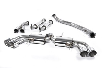 Primary Cat-back Quad Tailpipe Race System Nissan GTR