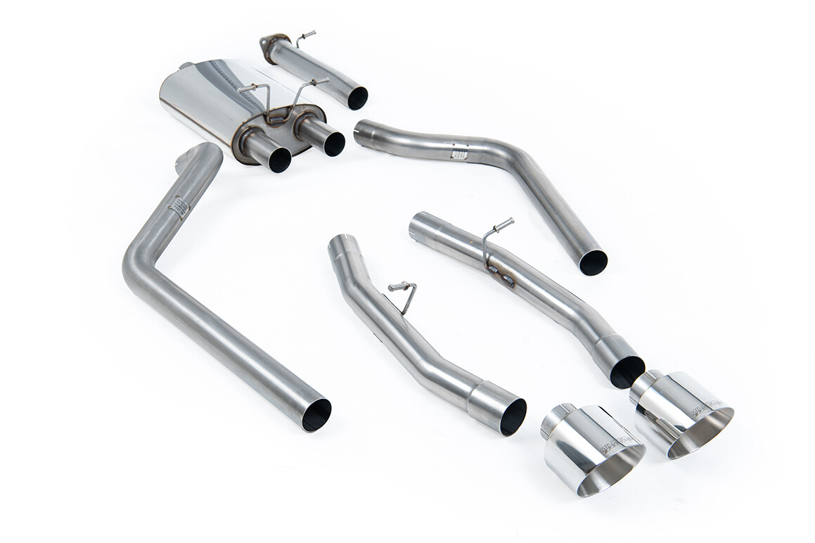 Dodge RAM Cat-back Polished Tips