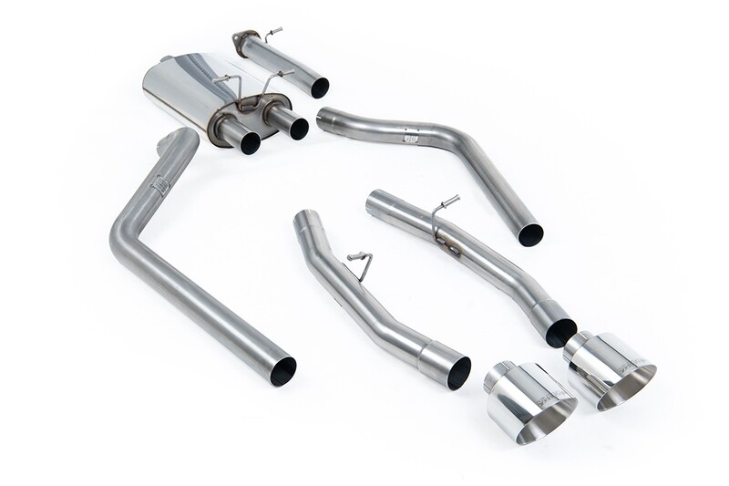 Dodge RAM Cat-back Polished Tips