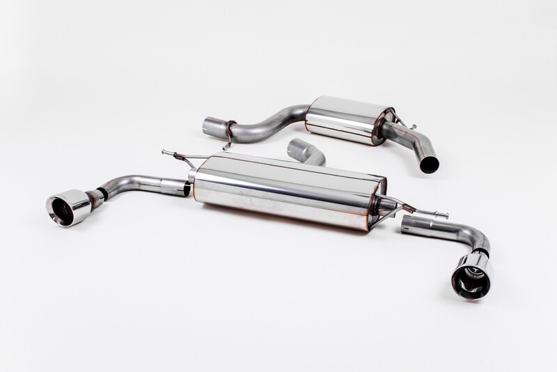 Golf 6 GTI Cat-back Dual 100mm tips  (Resonated)