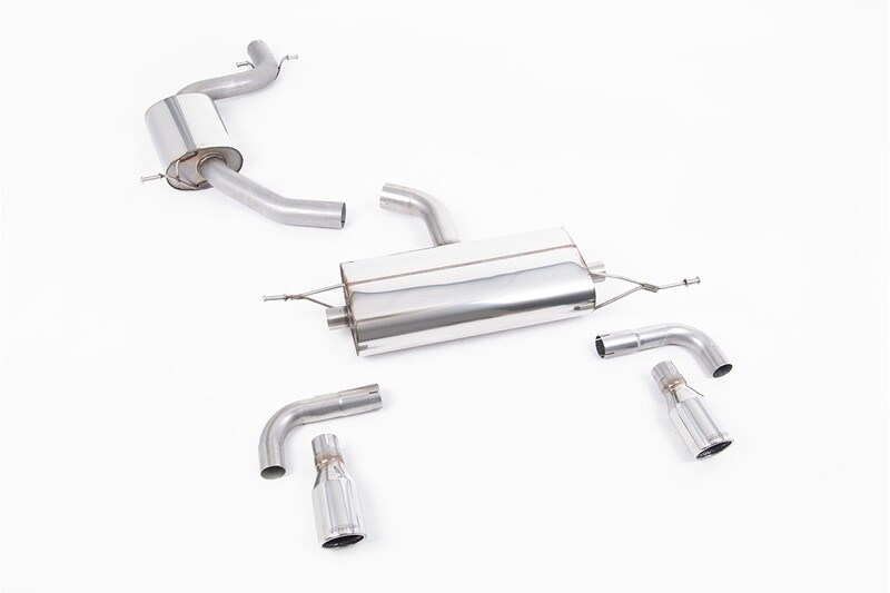 Golf 6 GTI Cat-back 90mm tips (Resonated)