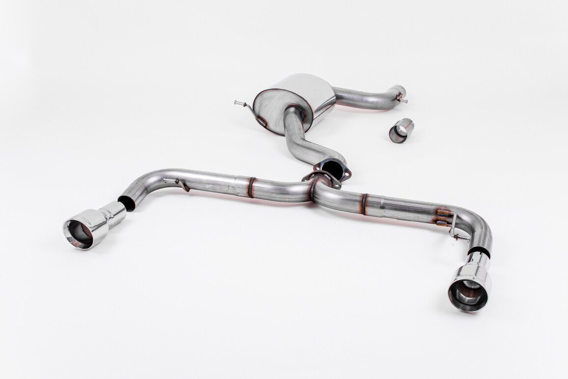 Golf 6 GTI Cat-back3-inch Race System. (Non-resonated) (louder)