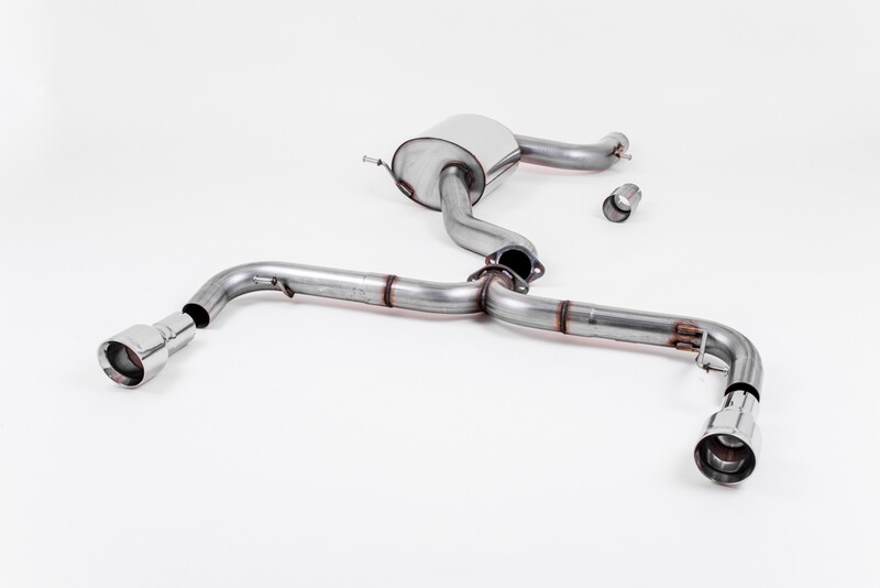 Golf 6 GTI Cat-back3-inch Race System. (Non-resonated) (louder)