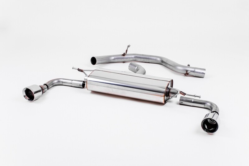 Golf 6 GTI Cat-back Polished Tips (Louder) (Non-Resonated)