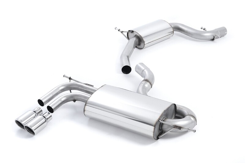 Golf 5 GTI Cat-back Twin outlet. (quieter) (Resonated)