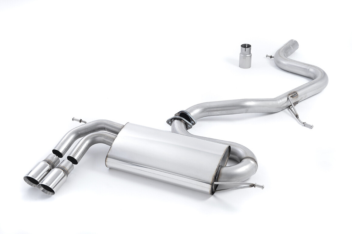 Golf 5 GTI Cat-back with smaller-volume rear silencer. (Louder)  (Non-resonated).