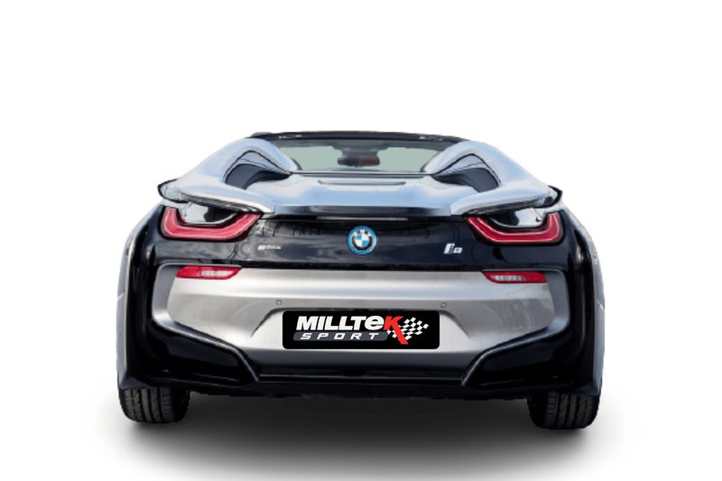 BMW i8 – Milltek Large Bore Downpipe met High Flow Sports Cat