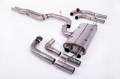 Audi RS3 8Y Sedan 400PS – Milltek OPF-Back Race Non-Resonated