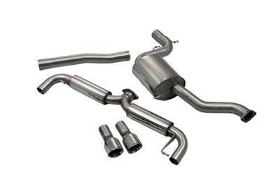 Golf 6 GTI Cat-back 3-inch Race System (Non-Resonated) Golf 6 GTI Cat-back 3-inch Race System (Non-Resonated)