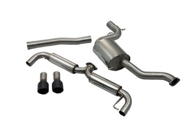 Golf 6 GTI Cat-back 3-inch Race System with Black Trims (Non-Resonated) Golf 6 GTI Cat-back 3-inch Race System with Black Trims (Non-Resonated)