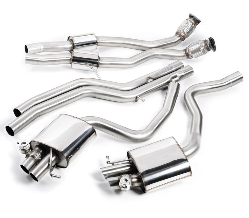 Audi RS4 B8 4.2 FSI Quattro – Milltek Cat-Back Non-Resonated met Kleppensysteem