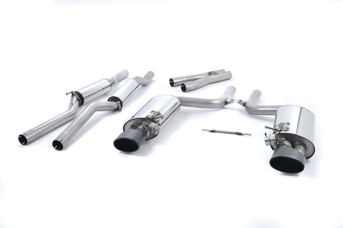 Audi RS4 B7 4.2 V8 – Milltek Cat-Back Non-Resonated zonder Kleppensysteem Audi RS4 B7 4.2 V8 – Milltek Cat-Back Non-Resonated zonder Kleppensysteem