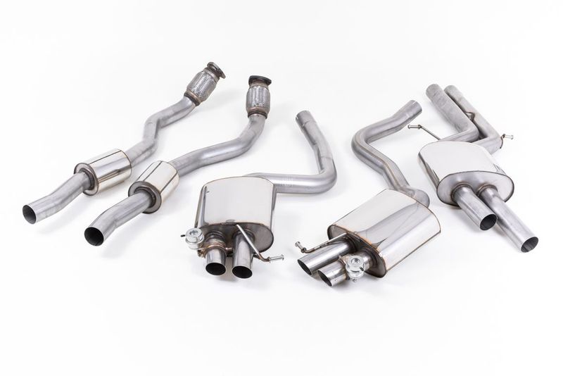 Audi RS4 B8 4.2 FSI Quattro – Milltek Cat-Back Resonated met Kleppensysteem