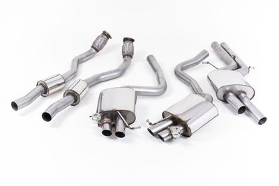 Audi RS4 B8 4.2 FSI Quattro – Milltek Cat-Back Resonated met Kleppensysteem Audi RS4 B8 4.2 FSI Quattro – Milltek Cat-Back Resonated met Kleppensysteem