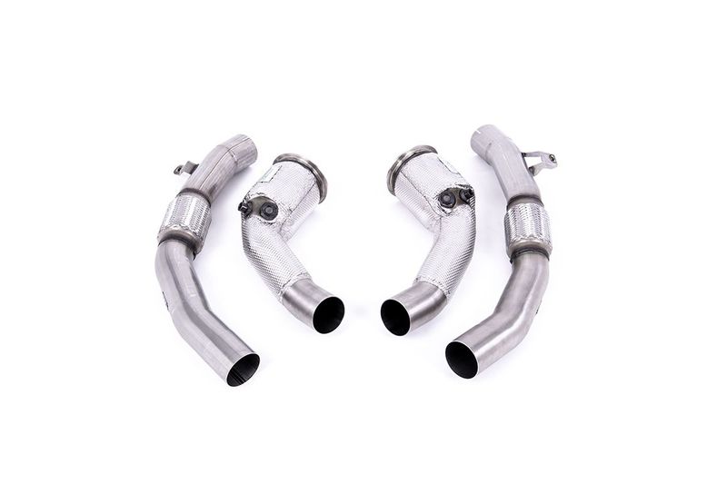 Audi RS7 C8 Non-OPF – Milltek Large-Bore Downpipes & Cat Bypass Pipes