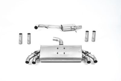 Audi S3 8V.2 Sedan/Cabrio – Milltek 76,2mm Resonated GPF-Back met Cerakote Black Tips Audi S3 8V.2 Sedan/Cabrio – Milltek 76,2mm Resonated GPF-Back met Cerakote Black Tips