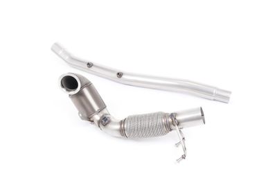 Audi S3 8V.2 Sportback – Milltek 76,2mm Downpipe met 200 Cell Race Sportkatalysator Audi S3 8V.2 Sportback – Milltek 76,2mm Downpipe met 200 Cell Race Sportkatalysator